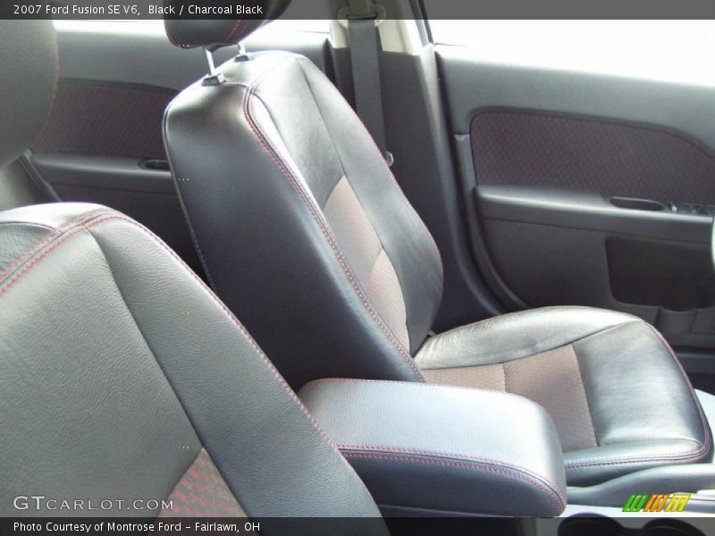 Black / Charcoal Black 2007 Ford Fusion SE V6
