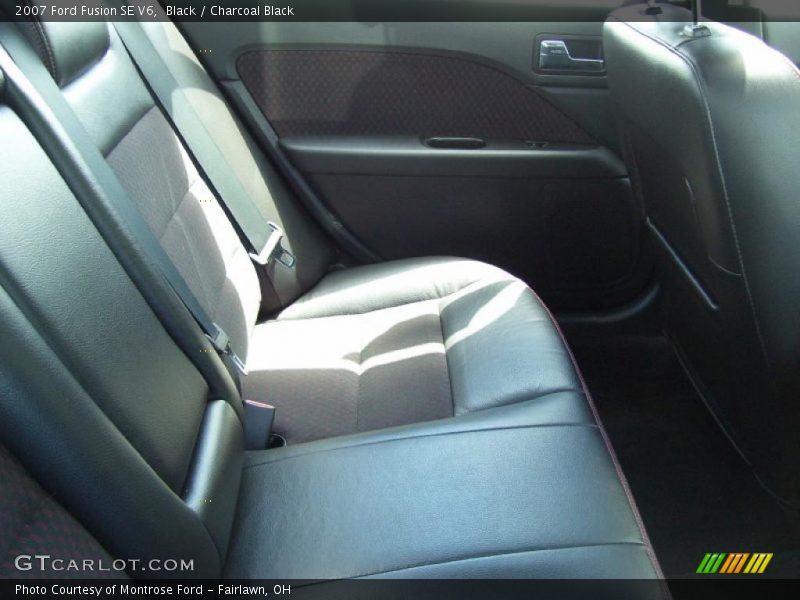 Black / Charcoal Black 2007 Ford Fusion SE V6