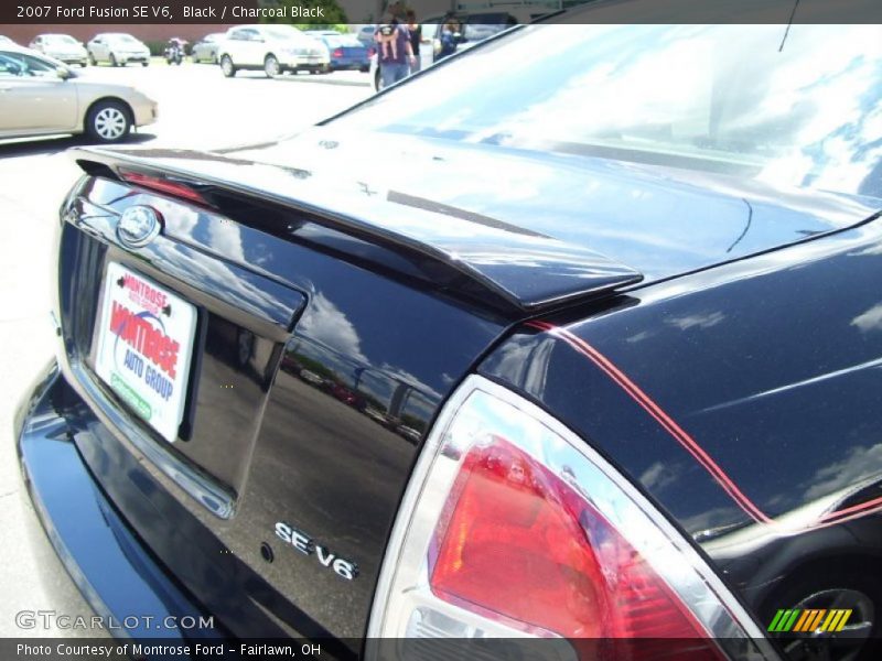 Black / Charcoal Black 2007 Ford Fusion SE V6