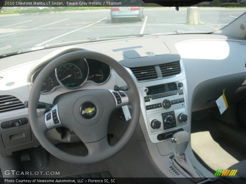 Taupe Gray Metallic / Titanium 2010 Chevrolet Malibu LT Sedan