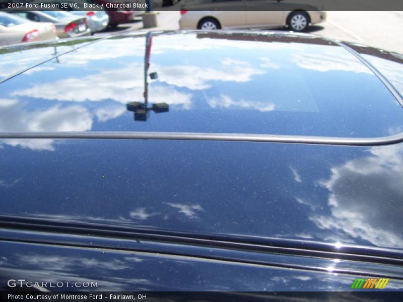 Black / Charcoal Black 2007 Ford Fusion SE V6