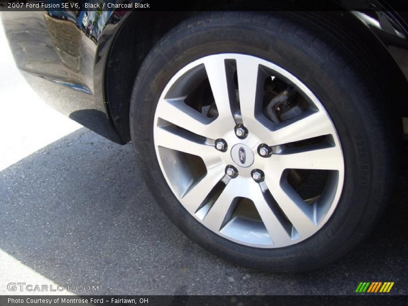 Black / Charcoal Black 2007 Ford Fusion SE V6