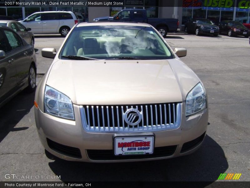 Dune Pearl Metallic / Medium Light Stone 2007 Mercury Milan I4