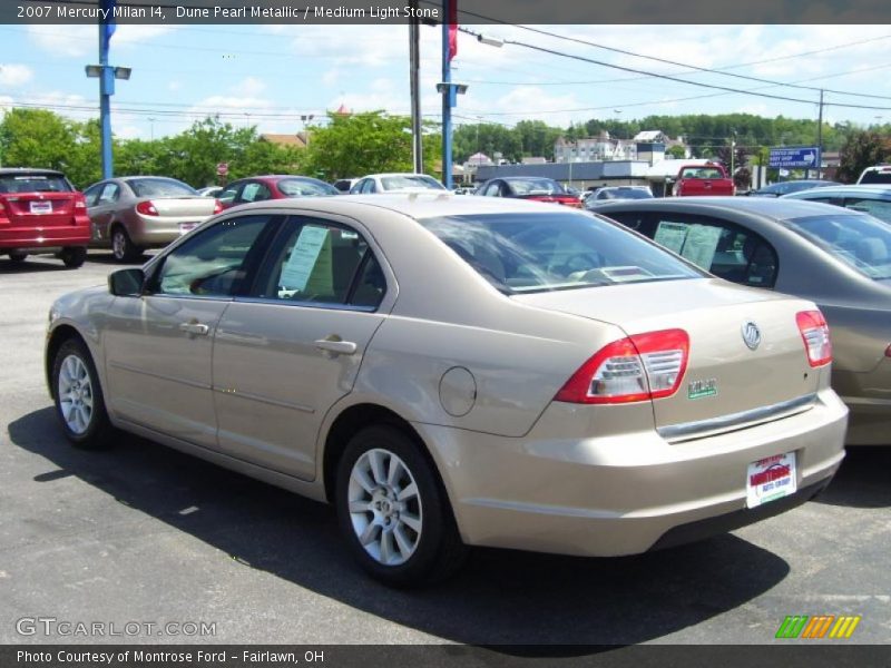 Dune Pearl Metallic / Medium Light Stone 2007 Mercury Milan I4