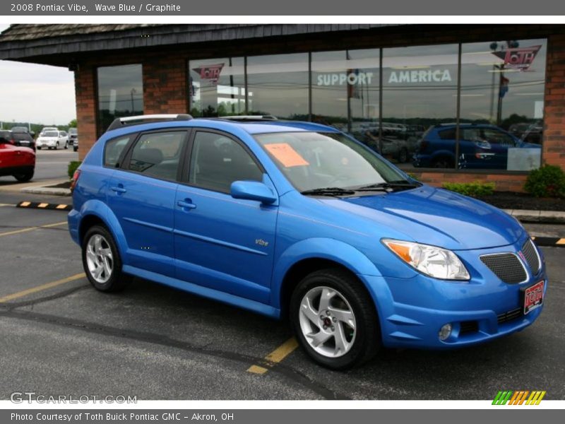Wave Blue / Graphite 2008 Pontiac Vibe