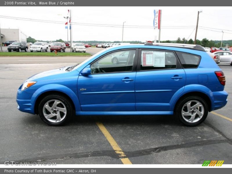 Wave Blue / Graphite 2008 Pontiac Vibe