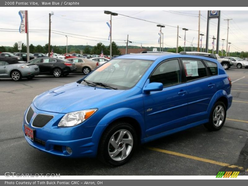 Wave Blue / Graphite 2008 Pontiac Vibe