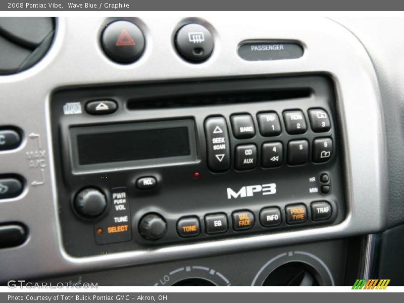 Wave Blue / Graphite 2008 Pontiac Vibe