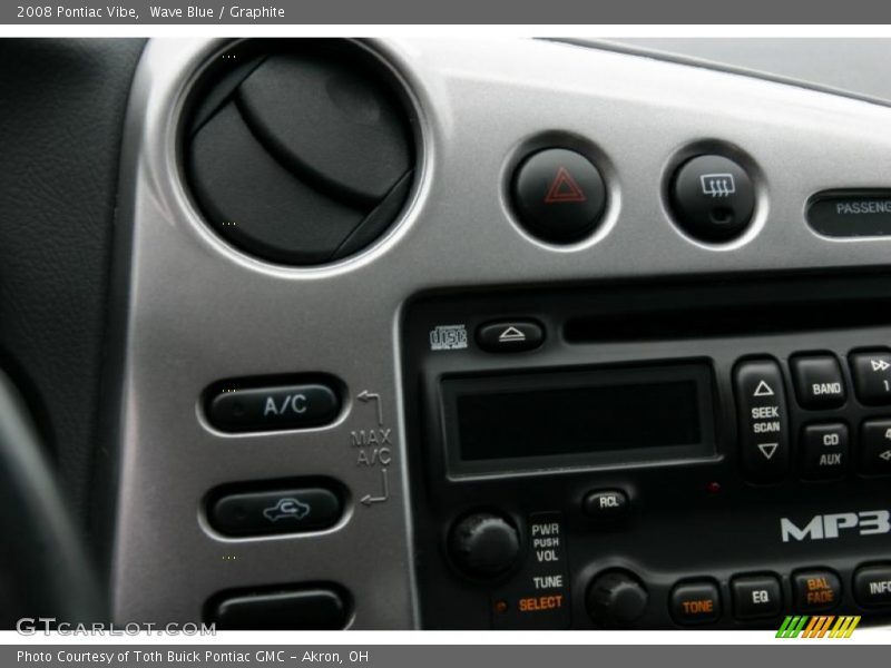 Wave Blue / Graphite 2008 Pontiac Vibe