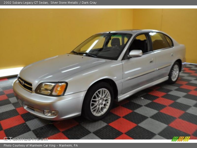 Silver Stone Metallic / Dark Gray 2002 Subaru Legacy GT Sedan