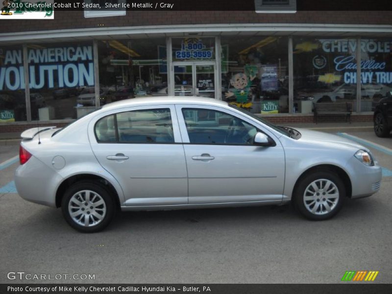 Silver Ice Metallic / Gray 2010 Chevrolet Cobalt LT Sedan