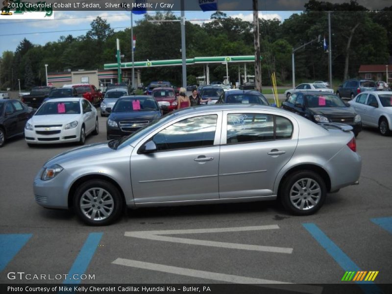 Silver Ice Metallic / Gray 2010 Chevrolet Cobalt LT Sedan