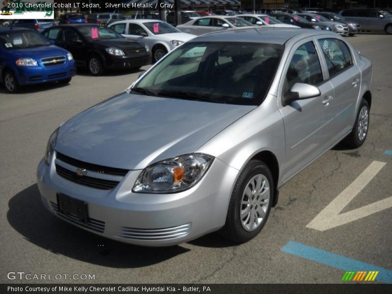 Silver Ice Metallic / Gray 2010 Chevrolet Cobalt LT Sedan