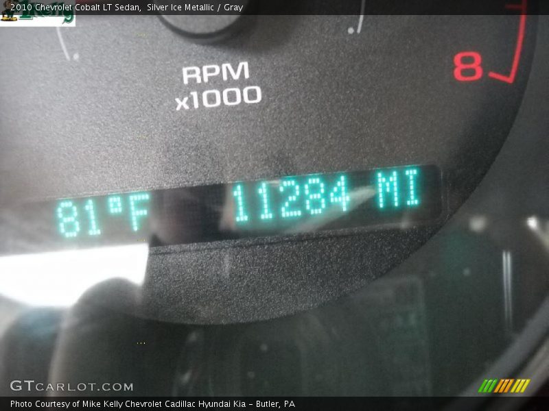 Silver Ice Metallic / Gray 2010 Chevrolet Cobalt LT Sedan