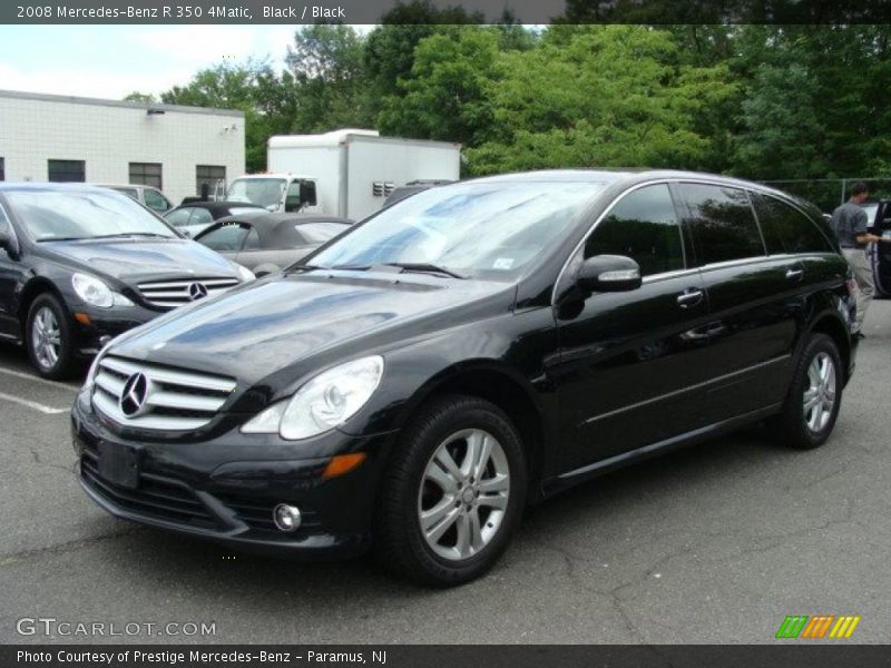 Black / Black 2008 Mercedes-Benz R 350 4Matic