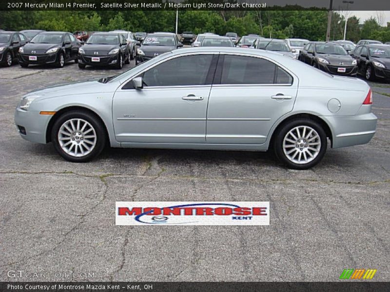 Satellite Silver Metallic / Medium Light Stone/Dark Charcoal 2007 Mercury Milan I4 Premier