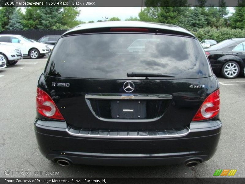 Black / Black 2008 Mercedes-Benz R 350 4Matic