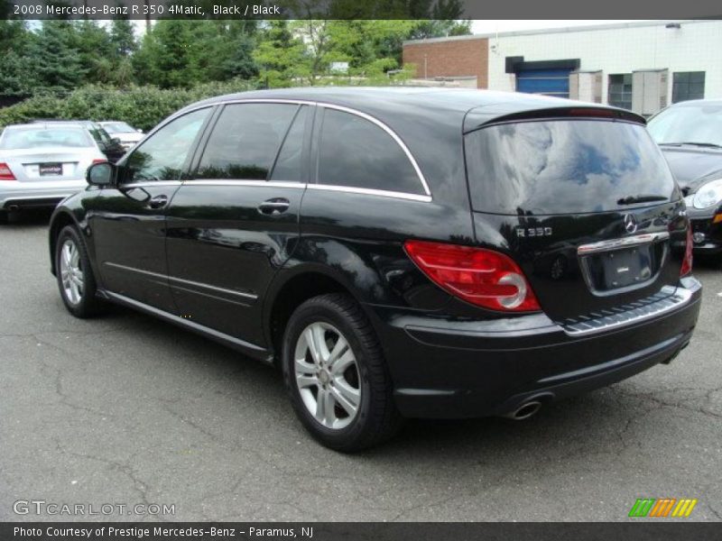 Black / Black 2008 Mercedes-Benz R 350 4Matic