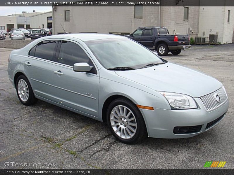 Satellite Silver Metallic / Medium Light Stone/Dark Charcoal 2007 Mercury Milan I4 Premier