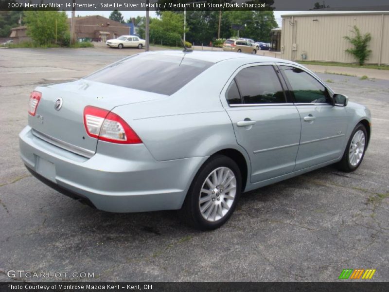 Satellite Silver Metallic / Medium Light Stone/Dark Charcoal 2007 Mercury Milan I4 Premier
