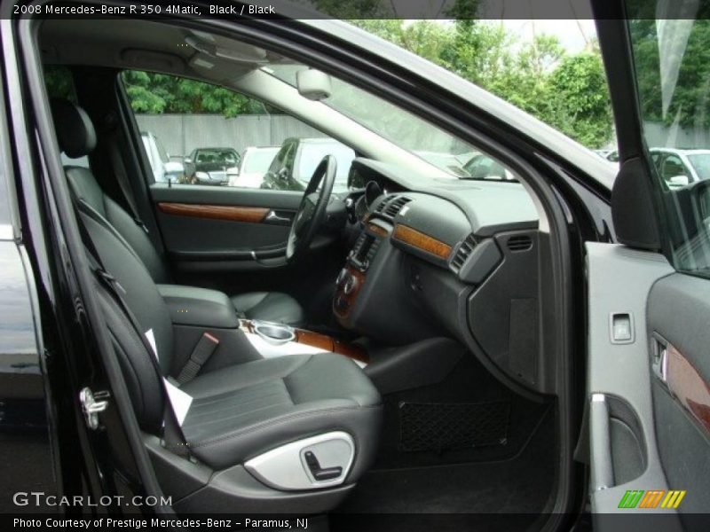 Black / Black 2008 Mercedes-Benz R 350 4Matic