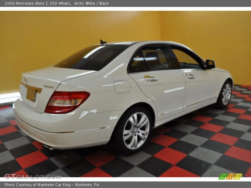 Arctic White / Black 2009 Mercedes-Benz C 300 4Matic