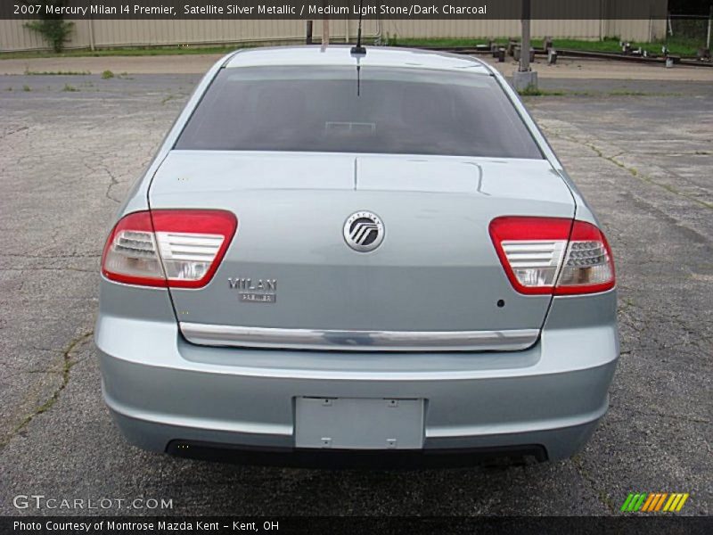Satellite Silver Metallic / Medium Light Stone/Dark Charcoal 2007 Mercury Milan I4 Premier