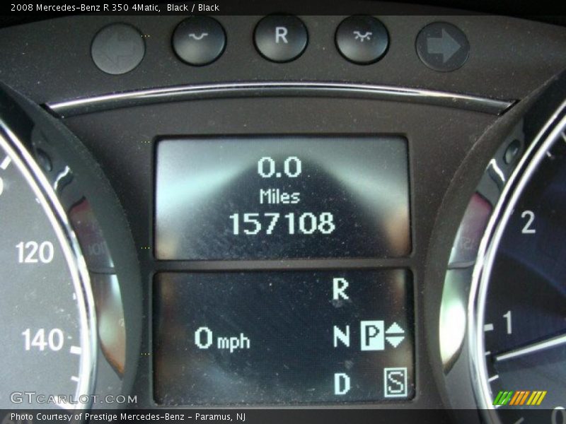 Black / Black 2008 Mercedes-Benz R 350 4Matic