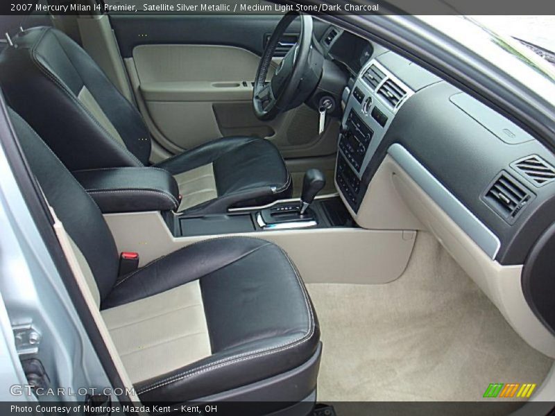 Satellite Silver Metallic / Medium Light Stone/Dark Charcoal 2007 Mercury Milan I4 Premier