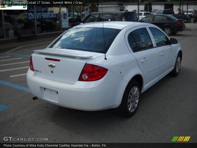 Summit White / Gray 2009 Chevrolet Cobalt LT Sedan