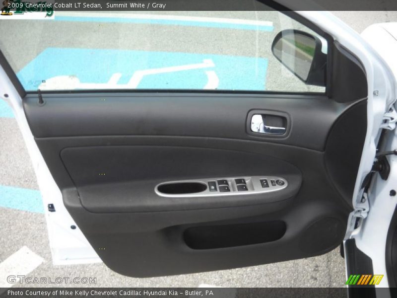 Summit White / Gray 2009 Chevrolet Cobalt LT Sedan