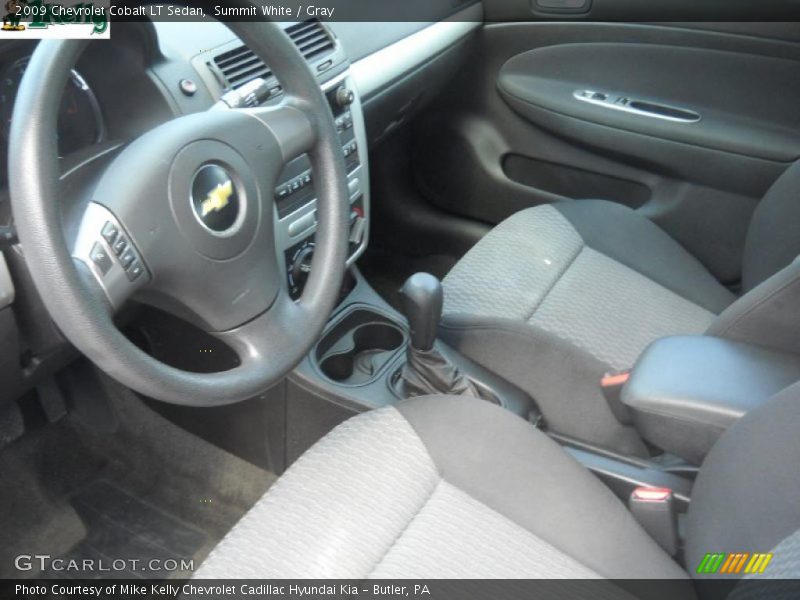 Summit White / Gray 2009 Chevrolet Cobalt LT Sedan