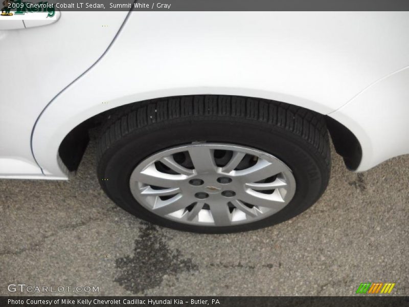 Summit White / Gray 2009 Chevrolet Cobalt LT Sedan
