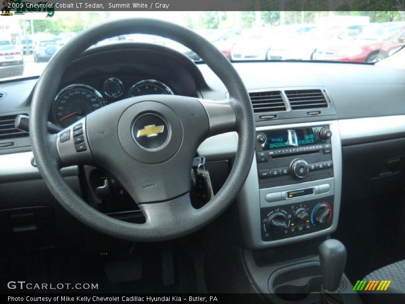 Summit White / Gray 2009 Chevrolet Cobalt LT Sedan