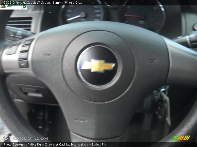 Summit White / Gray 2009 Chevrolet Cobalt LT Sedan