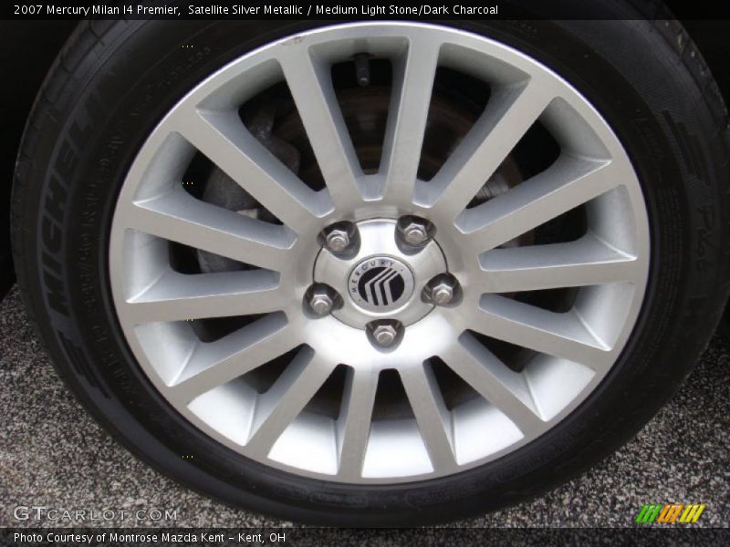 Satellite Silver Metallic / Medium Light Stone/Dark Charcoal 2007 Mercury Milan I4 Premier