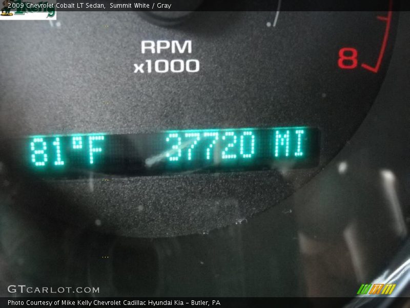 Summit White / Gray 2009 Chevrolet Cobalt LT Sedan