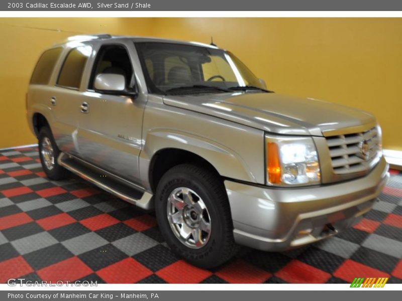Silver Sand / Shale 2003 Cadillac Escalade AWD