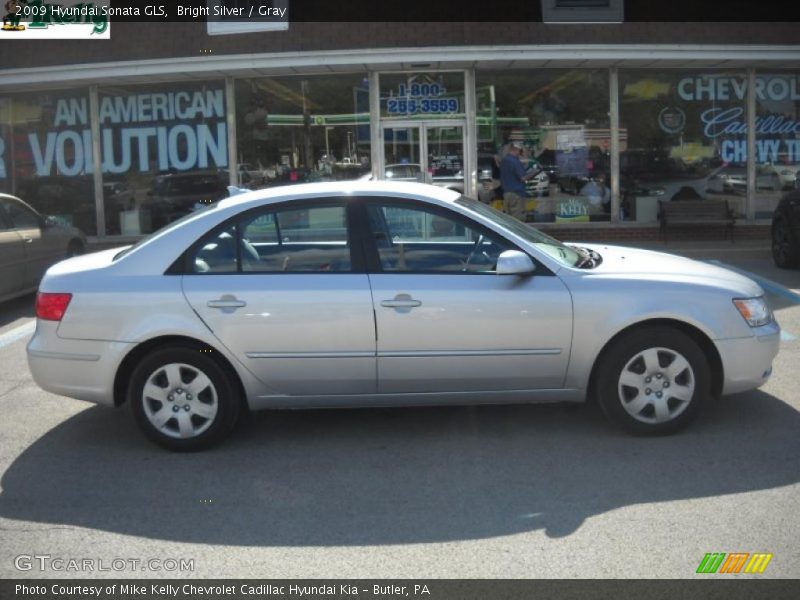 Bright Silver / Gray 2009 Hyundai Sonata GLS