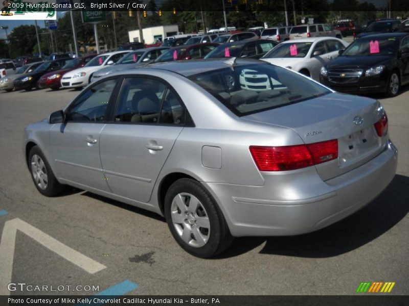 Bright Silver / Gray 2009 Hyundai Sonata GLS