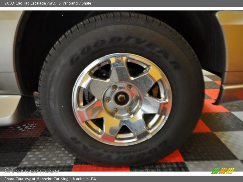 Silver Sand / Shale 2003 Cadillac Escalade AWD