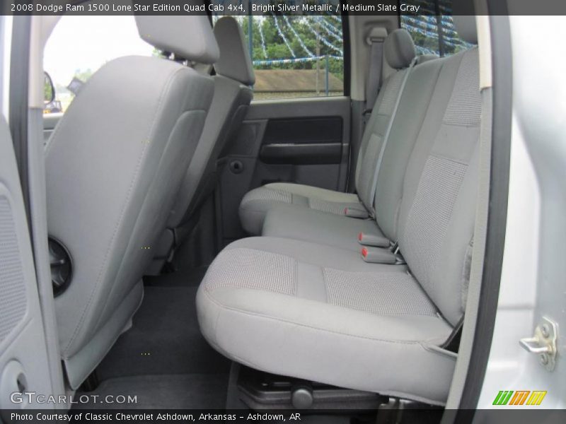 Bright Silver Metallic / Medium Slate Gray 2008 Dodge Ram 1500 Lone Star Edition Quad Cab 4x4