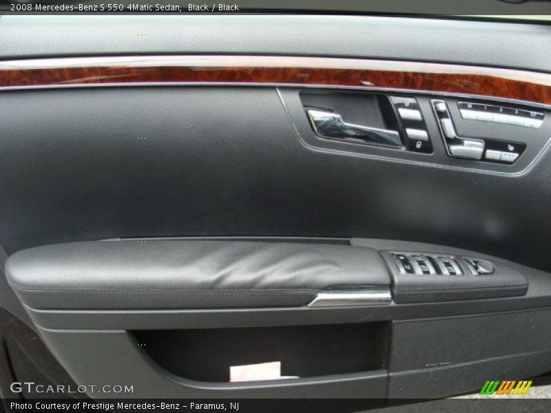 Black / Black 2008 Mercedes-Benz S 550 4Matic Sedan