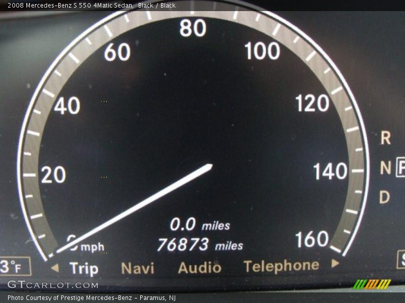 Black / Black 2008 Mercedes-Benz S 550 4Matic Sedan