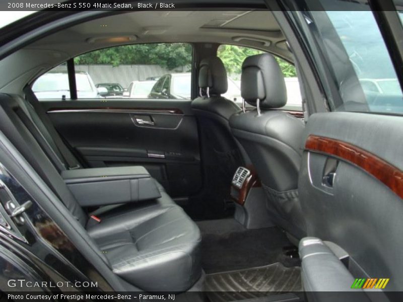 Black / Black 2008 Mercedes-Benz S 550 4Matic Sedan