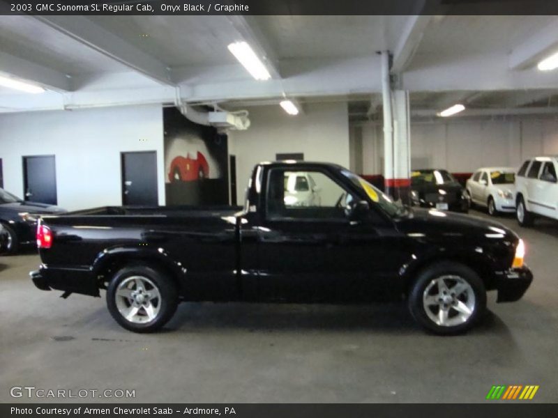 Onyx Black / Graphite 2003 GMC Sonoma SL Regular Cab