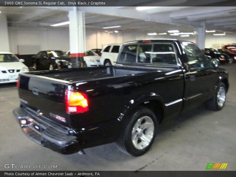 Onyx Black / Graphite 2003 GMC Sonoma SL Regular Cab