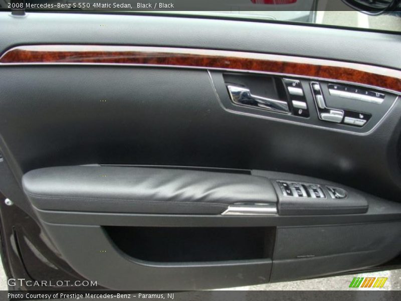 Black / Black 2008 Mercedes-Benz S 550 4Matic Sedan
