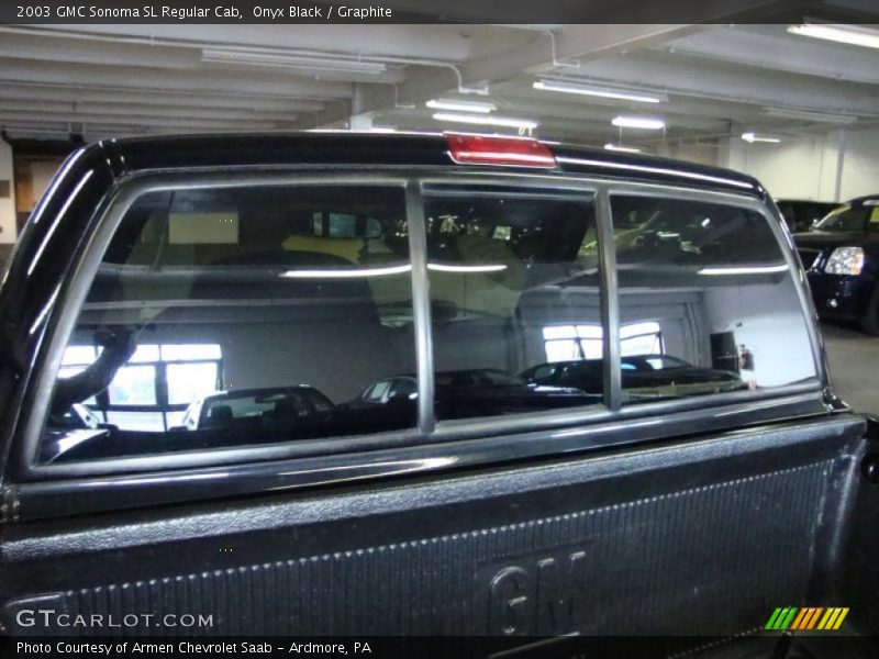 Onyx Black / Graphite 2003 GMC Sonoma SL Regular Cab