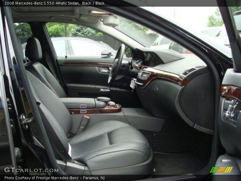 Black / Black 2008 Mercedes-Benz S 550 4Matic Sedan